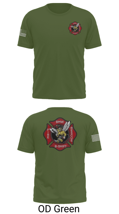 B-Shift 61265399 Short Sleeve Performance Shirt - 56