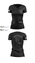 Eunice Police TRU 91634971 Women's Short Sleeve V-neck Shirt - 1