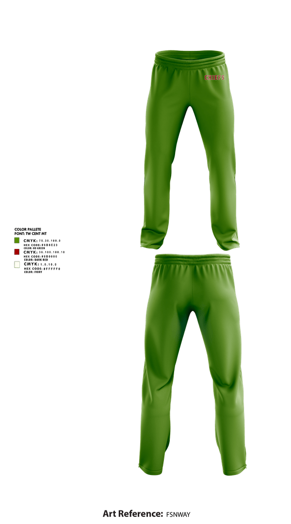 Sweatpants, Chiefs, Baseball, Teamtime, Team time, sublimation, custom sports apparel, team uniforms, spirit wear, spiritwear, sports uniforms, custom shirts, team store, custom team store, fundraiser sports, apparel fundraiser