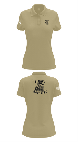 Womens Short Sleeve Performance Polo, 812 CES (B shift), Air Force, Teamtime, Team time, sublimation, custom sports apparel, team uniforms, spirit wear, spiritwear, sports uniforms, custom shirts, team store, custom team store, fundraiser sports, apparel fundraiser