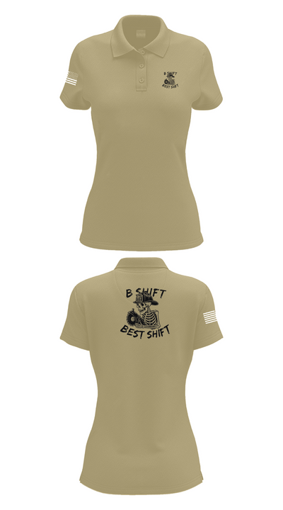 812 CES (B shift) 21761053 Women's Short Sleeve Performance Polo  - 95
