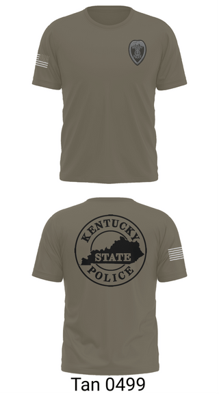 Short Sleeve Performance Shirt, Kentucky State Police Post 9 D Unit, Police, Teamtime, Team time, sublimation, custom sports apparel, team uniforms, spirit wear, spiritwear, sports uniforms, custom shirts, team store, custom team store, fundraiser sports, apparel fundraiser