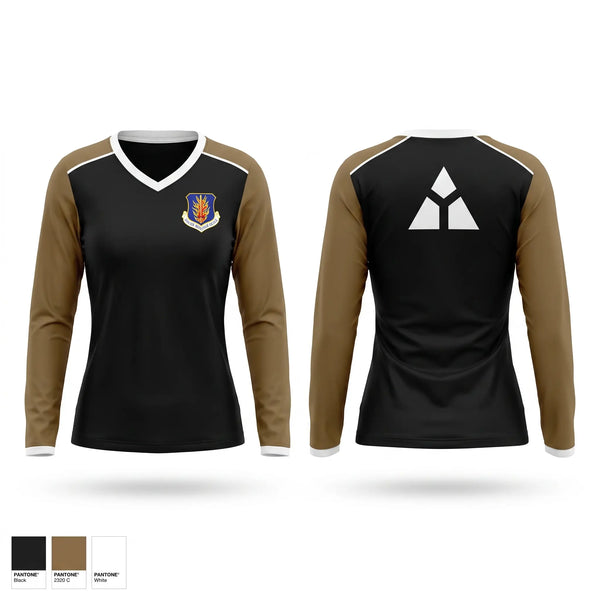 Womens Long Sleeve Vneck Shirt, Altus FC, Men's Soccer, Teamtime, Team time, sublimation, custom sports apparel, team uniforms, spirit wear, spiritwear, sports uniforms, custom shirts, team store, custom team store, fundraiser sports, apparel fundraiser