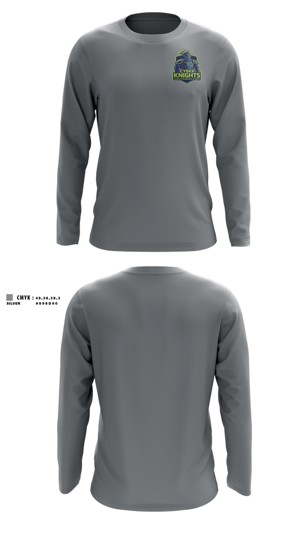 Long Sleeve Performance Shirt, Gaming and Technology academy, Spirit Store, Teamtime, Team time, sublimation, custom sports apparel, team uniforms, spirit wear, spiritwear, sports uniforms, custom shirts, team store, custom team store, fundraiser sports, apparel fundraiser
