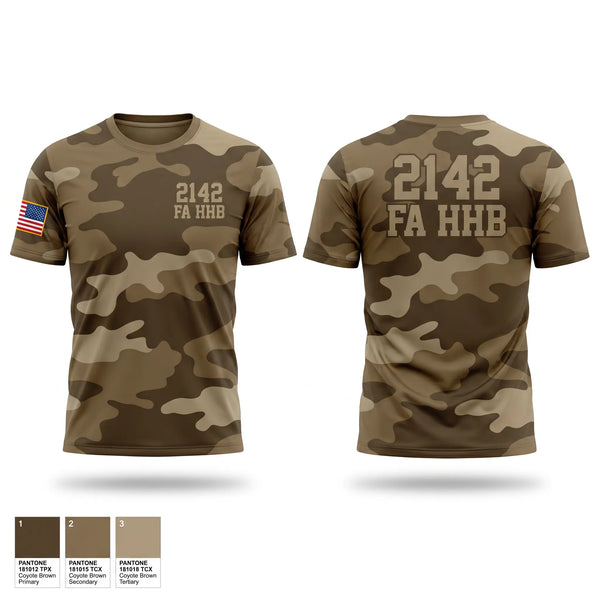 Short Sleeve Performance Shirt, 2/142 FA HHB, Army, Teamtime, Team time, sublimation, custom sports apparel, team uniforms, spirit wear, spiritwear, sports uniforms, custom shirts, team store, custom team store, fundraiser sports, apparel fundraiser