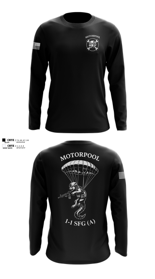 Long Sleeve Performance Shirt, 1-1 SFG (A) MOPO, Army, Teamtime, Team time, sublimation, custom sports apparel, team uniforms, spirit wear, spiritwear, sports uniforms, custom shirts, team store, custom team store, fundraiser sports, apparel fundraiser