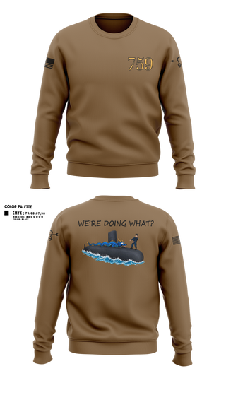 Crew Neck Sweatshirt, USS JEFFERSON CITY, , Teamtime, Team time, sublimation, custom sports apparel, team uniforms, spirit wear, spiritwear, sports uniforms, custom shirts, team store, custom team store, fundraiser sports, apparel fundraiser