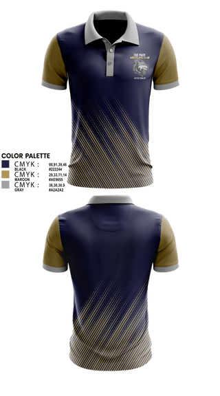 Short Sleeve Performance Polo, The Pack Wrestling Club, Wrestling, Teamtime, Team time, sublimation, custom sports apparel, team uniforms, spirit wear, spiritwear, sports uniforms, custom shirts, team store, custom team store, fundraiser sports, apparel fundraiser