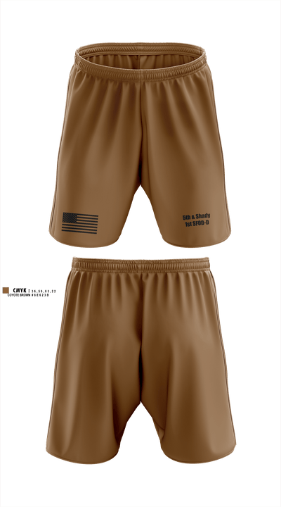 1st SFOD-D 45598688 Athletic Shorts With Pockets - 3