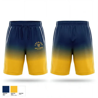 Athletic Shorts With Pockets, Warriors, Women's Lacrosse, Teamtime, Team time, sublimation, custom sports apparel, team uniforms, spirit wear, spiritwear, sports uniforms, custom shirts, team store, custom team store, fundraiser sports, apparel fundraiser