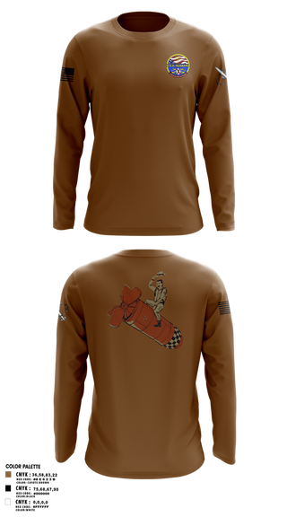 Long Sleeve Performance Shirt, Missile Techs, , Teamtime, Team time, sublimation, custom sports apparel, team uniforms, spirit wear, spiritwear, sports uniforms, custom shirts, team store, custom team store, fundraiser sports, apparel fundraiser