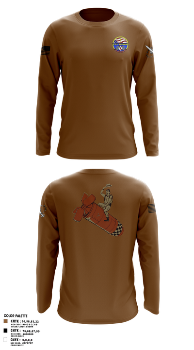 Missile Techs 24768628 Long Sleeve Performance Shirt 104