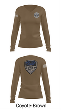 Dewey Police Department 16354640 Women's Long Sleeve V-neck Shirt - 16