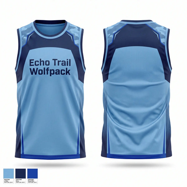 Mens Basketball Jersey, Echo Trail Wolfpack, Men's Basketball, Teamtime, Team time, sublimation, custom sports apparel, team uniforms, spirit wear, spiritwear, sports uniforms, custom shirts, team store, custom team store, fundraiser sports, apparel fundraiser