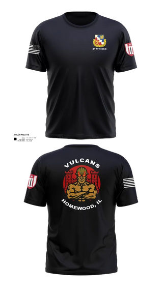 Old School Cotton Feel Shirt, 317th ECC, Army, Teamtime, Team time, sublimation, custom sports apparel, team uniforms, spirit wear, spiritwear, sports uniforms, custom shirts, team store, custom team store, fundraiser sports, apparel fundraiser