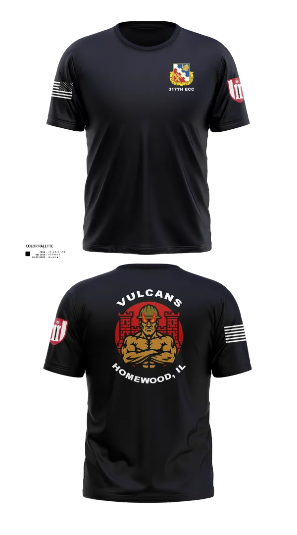 Short Sleeve Performance Shirt, 317th ECC, Army, Teamtime, Team time, sublimation, custom sports apparel, team uniforms, spirit wear, spiritwear, sports uniforms, custom shirts, team store, custom team store, fundraiser sports, apparel fundraiser
