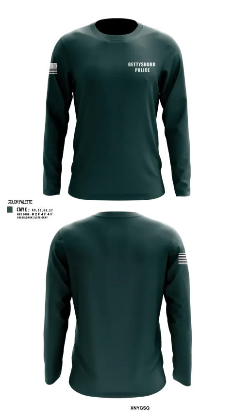 Long Sleeve Performance Shirt, Gettysburg Police, Police, Teamtime, Team time, sublimation, custom sports apparel, team uniforms, spirit wear, spiritwear, sports uniforms, custom shirts, team store, custom team store, fundraiser sports, apparel fundraiser