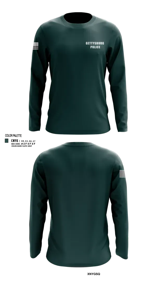Long Sleeve Performance Shirt, Gettysburg Police, Police, Teamtime, Team time, sublimation, custom sports apparel, team uniforms, spirit wear, spiritwear, sports uniforms, custom shirts, team store, custom team store, fundraiser sports, apparel fundraiser