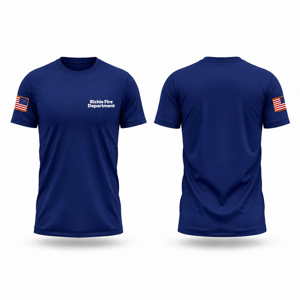 Short Sleeve Performance Shirt, Richie Fire Department, Fire Department, Teamtime, Team time, sublimation, custom sports apparel, team uniforms, spirit wear, spiritwear, sports uniforms, custom shirts, team store, custom team store, fundraiser sports, apparel fundraiser