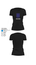 Four Rivers 77254120 Women's Short Sleeve V-neck Shirt - 36