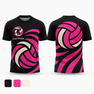 Short Sleeve Performance Shirt, Club Khaos, Women's Volleyball, Teamtime, Team time, sublimation, custom sports apparel, team uniforms, spirit wear, spiritwear, sports uniforms, custom shirts, team store, custom team store, fundraiser sports, apparel fundraiser
