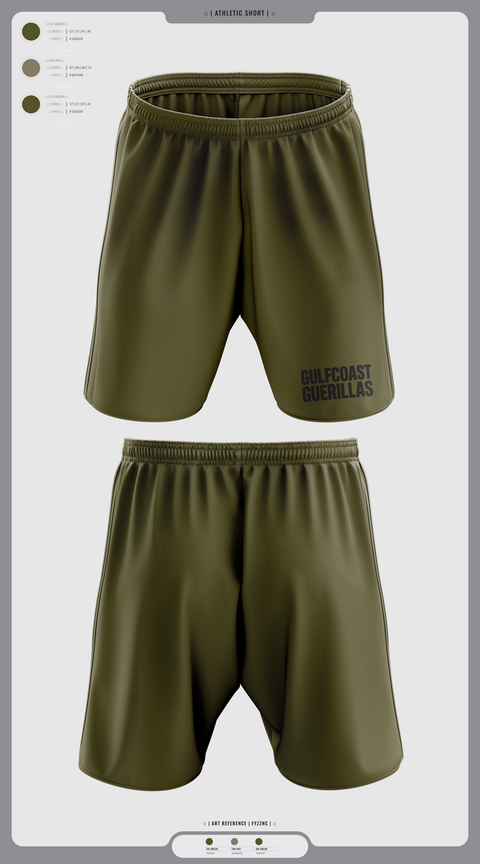 Athletic Shorts With Pockets, Gulfcoast Guerillas, , Teamtime, Team time, sublimation, custom sports apparel, team uniforms, spirit wear, spiritwear, sports uniforms, custom shirts, team store, custom team store, fundraiser sports, apparel fundraiser