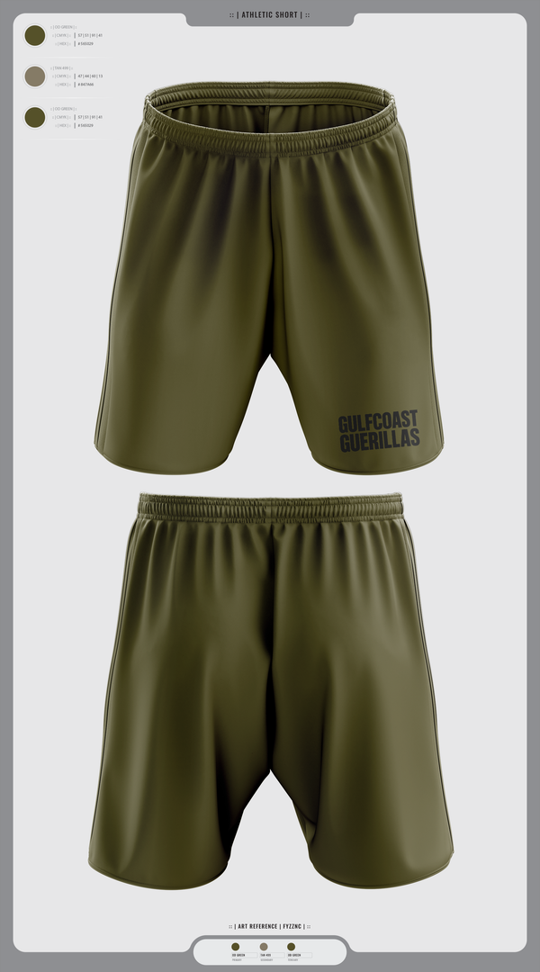 Athletic Shorts With Pockets, Gulfcoast Guerillas, , Teamtime, Team time, sublimation, custom sports apparel, team uniforms, spirit wear, spiritwear, sports uniforms, custom shirts, team store, custom team store, fundraiser sports, apparel fundraiser