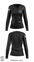 1-382LSBN 23586433 Women's Long Sleeve V-neck Shirt - 1