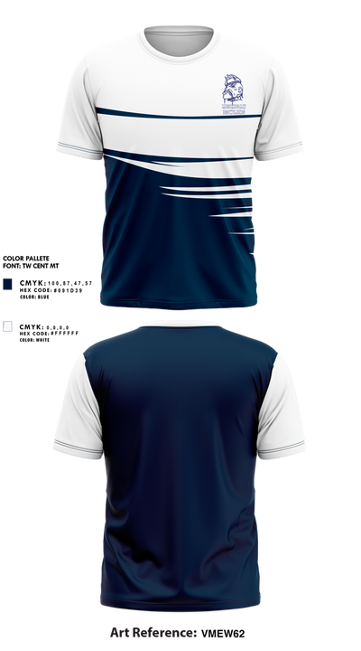 Michigan School for the Deaf Bowling 78571962 Short Sleeve Performance Shirt - 1