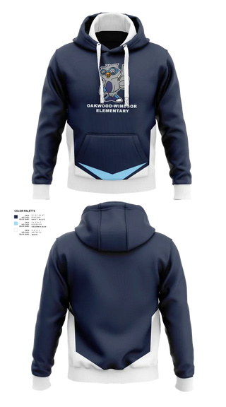 Hoodie, Oakwood-Windsor Elementary, Spirit Store, Teamtime, Team time, sublimation, custom sports apparel, team uniforms, spirit wear, spiritwear, sports uniforms, custom shirts, team store, custom team store, fundraiser sports, apparel fundraiser