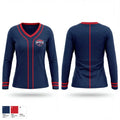 Owensboro Bombers 40807153 Women's Long Sleeve V-neck Shirt - 1