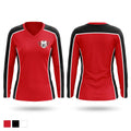 Wright Brothers Pilots Women's Long Sleeve V-neck Shirt - 1