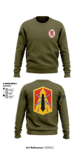 3rd Battalion 13th Field Artillery Regiment 52621930 Crew Neck Sweatshirt - 3