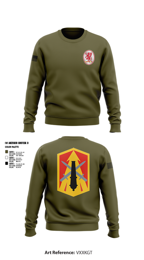 Crew Neck Sweatshirt, 3rd Battalion 13th Field Artillery Regiment, , Teamtime, Team time, sublimation, custom sports apparel, team uniforms, spirit wear, spiritwear, sports uniforms, custom shirts, team store, custom team store, fundraiser sports, apparel fundraiser