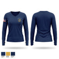 Galesburg Police Department Women's Long Sleeve V-neck Shirt - 1