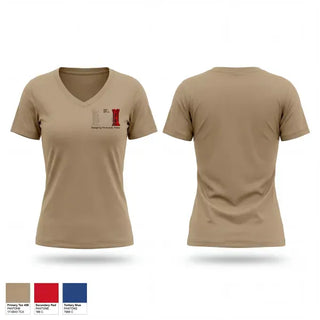 Womens Short Sleeve Vneck Shirt, 452ND FEST-A, Army, Teamtime, Team time, sublimation, custom sports apparel, team uniforms, spirit wear, spiritwear, sports uniforms, custom shirts, team store, custom team store, fundraiser sports, apparel fundraiser