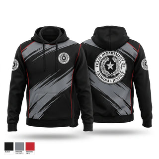 Hoodie, Texas Department of Criminal Justice, , Teamtime, Team time, sublimation, custom sports apparel, team uniforms, spirit wear, spiritwear, sports uniforms, custom shirts, team store, custom team store, fundraiser sports, apparel fundraiser