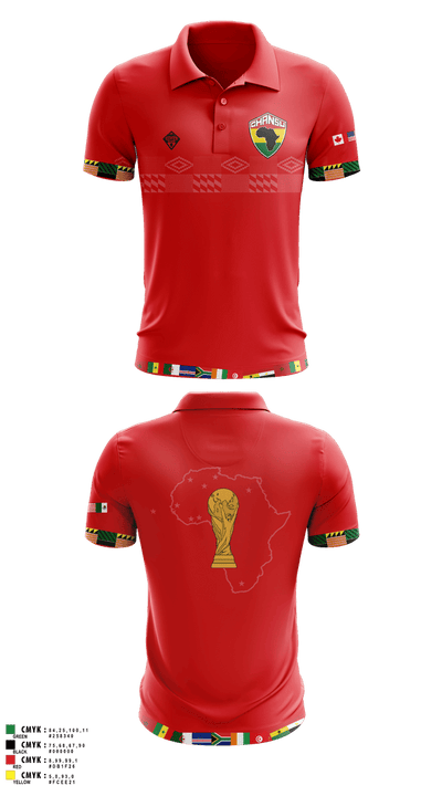 GHANSU W.C. 2026 Short Sleeve Performance Polo - 3