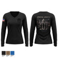 ATP-7 Women's Long Sleeve V-neck Shirt - 1