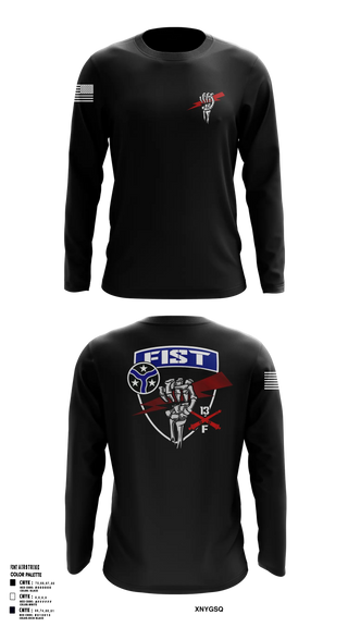 Long Sleeve Performance Shirt, 1/115th FA HHB DET 1, Army, Teamtime, Team time, sublimation, custom sports apparel, team uniforms, spirit wear, spiritwear, sports uniforms, custom shirts, team store, custom team store, fundraiser sports, apparel fundraiser