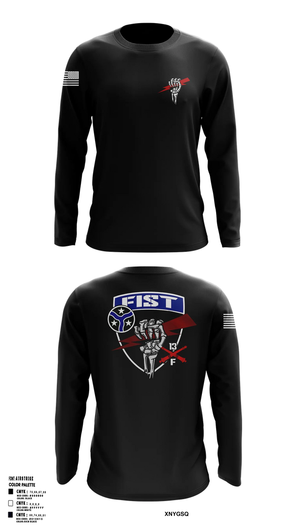 Long Sleeve Performance Shirt, 1/115th FA HHB DET 1, Army, Teamtime, Team time, sublimation, custom sports apparel, team uniforms, spirit wear, spiritwear, sports uniforms, custom shirts, team store, custom team store, fundraiser sports, apparel fundraiser