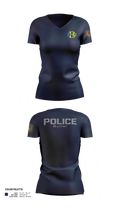Butler Police Department 21960719 Women's Short Sleeve V-neck Shirt - 21