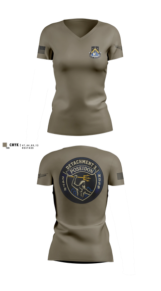 Womens Short Sleeve Vneck Shirt, 24TH MDSB, Army, Teamtime, Team time, sublimation, custom sports apparel, team uniforms, spirit wear, spiritwear, sports uniforms, custom shirts, team store, custom team store, fundraiser sports, apparel fundraiser