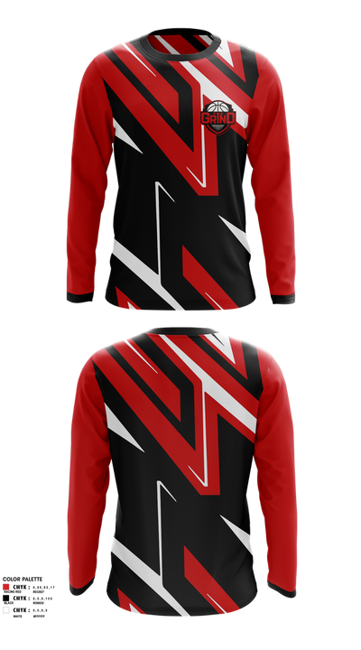 The Grind 63989539 Long Sleeve Performance Shirt 100