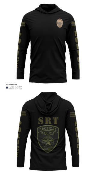 Long Sleeve Performance Shirt with hood, Cooke County Sheriff’s Office, Police, Teamtime, Team time, sublimation, custom sports apparel, team uniforms, spirit wear, spiritwear, sports uniforms, custom shirts, team store, custom team store, fundraiser sports, apparel fundraiser