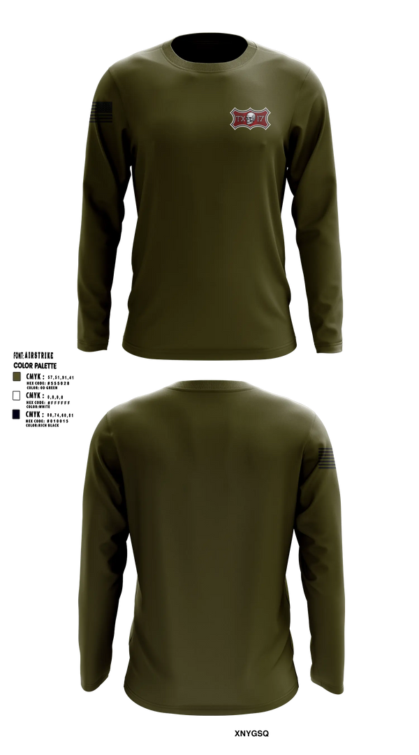 Long Sleeve Performance Shirt, VFW Riders Unit 17, Marines, Teamtime, Team time, sublimation, custom sports apparel, team uniforms, spirit wear, spiritwear, sports uniforms, custom shirts, team store, custom team store, fundraiser sports, apparel fundraiser