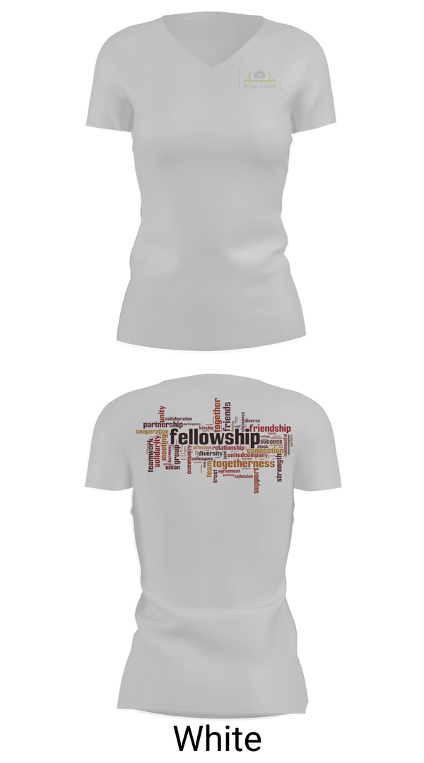 Womens Short Sleeve Vneck Shirt, Bridge of Hope, , Teamtime, Team time, sublimation, custom sports apparel, team uniforms, spirit wear, spiritwear, sports uniforms, custom shirts, team store, custom team store, fundraiser sports, apparel fundraiser