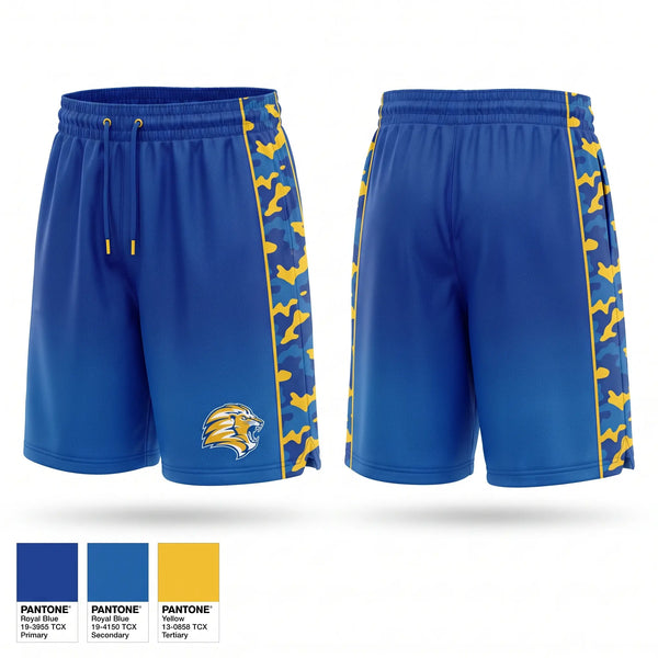 Athletic Shorts With Pockets, Lions, Baseball, Teamtime, Team time, sublimation, custom sports apparel, team uniforms, spirit wear, spiritwear, sports uniforms, custom shirts, team store, custom team store, fundraiser sports, apparel fundraiser