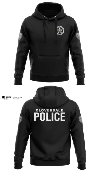 Hoodie, Cloverdale police department, Police, Teamtime, Team time, sublimation, custom sports apparel, team uniforms, spirit wear, spiritwear, sports uniforms, custom shirts, team store, custom team store, fundraiser sports, apparel fundraiser