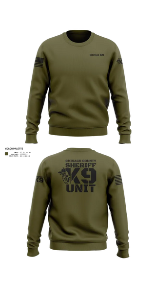 Crew Neck Sweatshirt, Chisago County K9 Unit, , Teamtime, Team time, sublimation, custom sports apparel, team uniforms, spirit wear, spiritwear, sports uniforms, custom shirts, team store, custom team store, fundraiser sports, apparel fundraiser